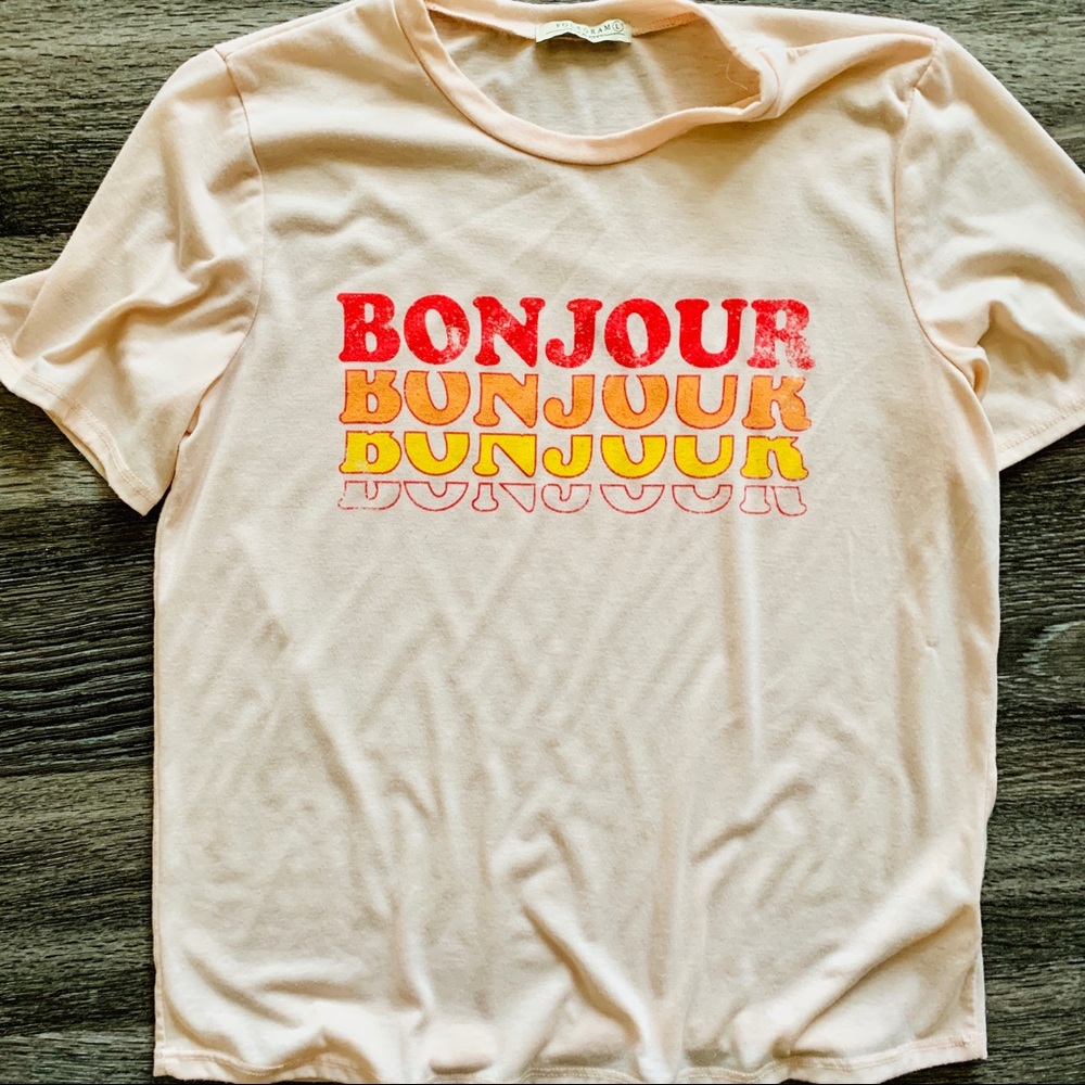 Bonjour Graphic Tee